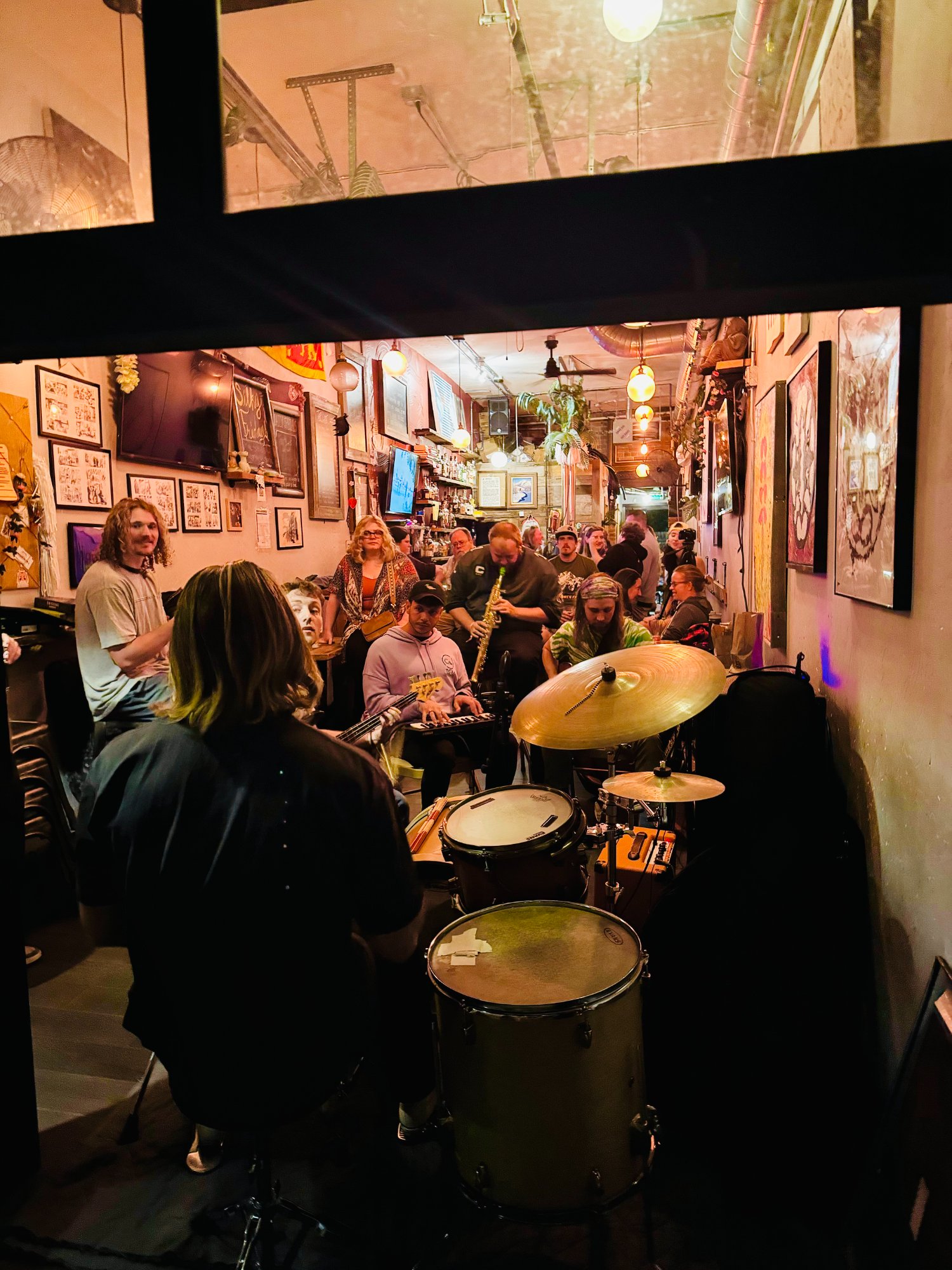 Musicians at St. Paul's jam session